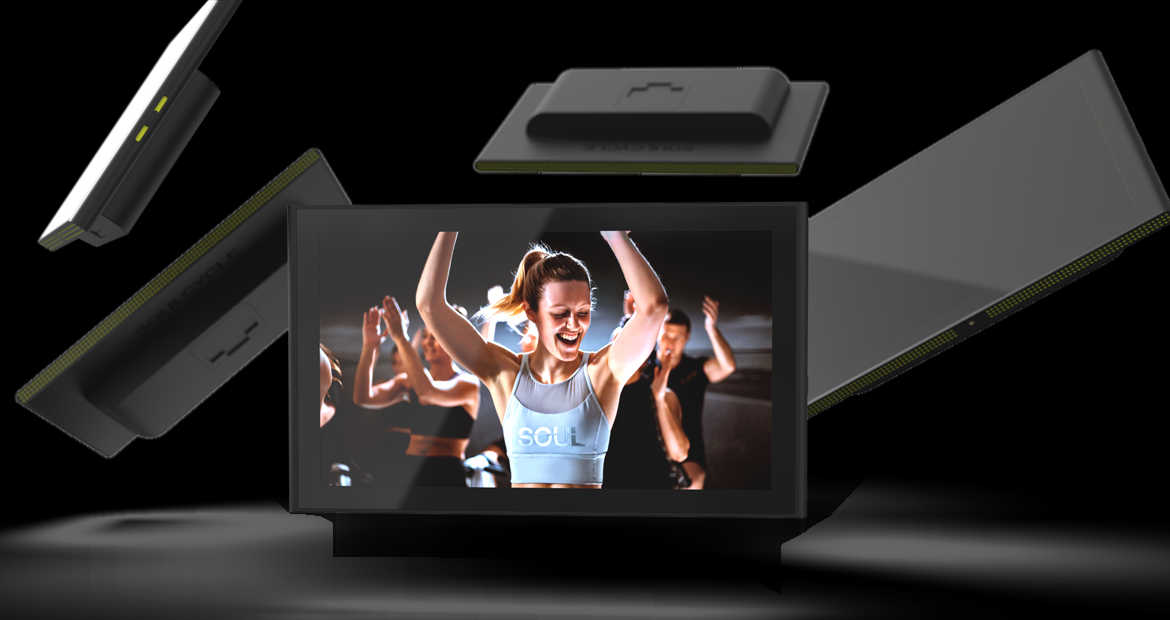 SoulCycle SweatWorks tablet